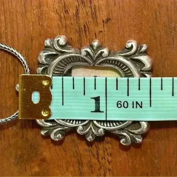 Vintage Brighton Picture Frame Locket Pendant Necklace - Picture 7 of 7